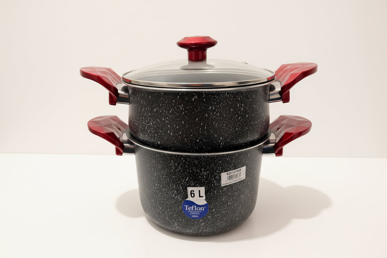 Cuiseur-vapeur à double usage TEFLON  SOTUFAM